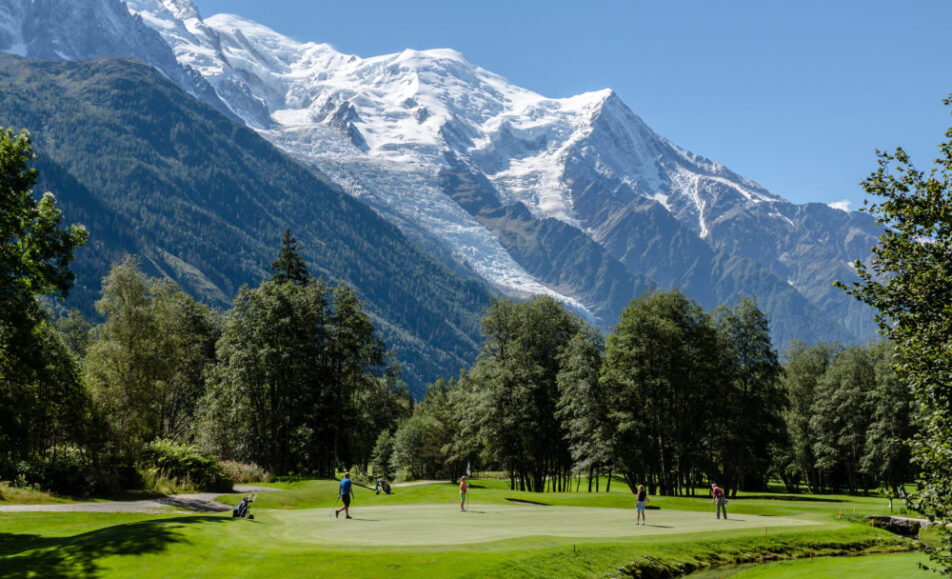 Les Golfs 9 Golf club de Chamonix Mont Blanc competitions
